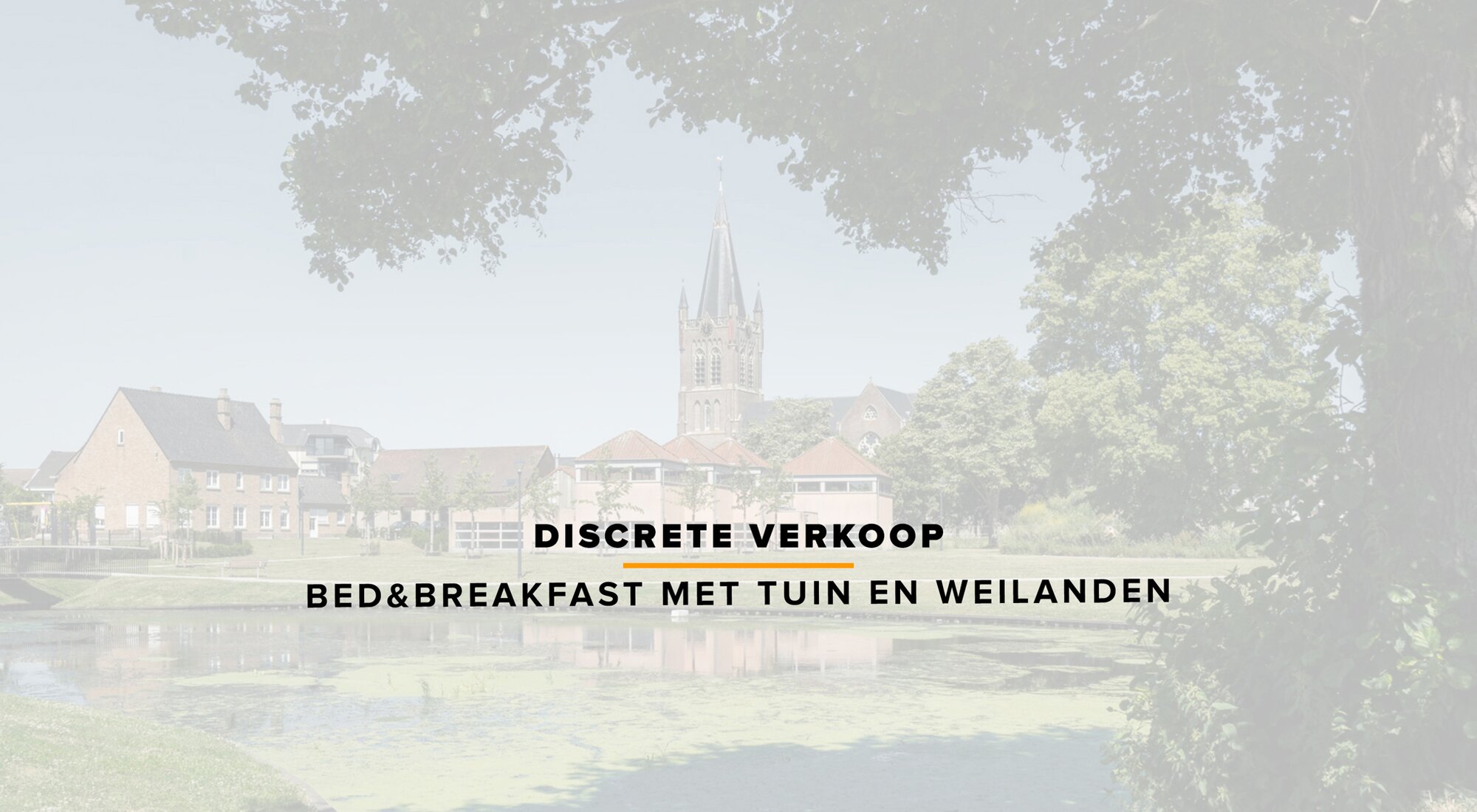 Landelijke B&B met bijgebouwen en unieke aangelegde tuin met weiland