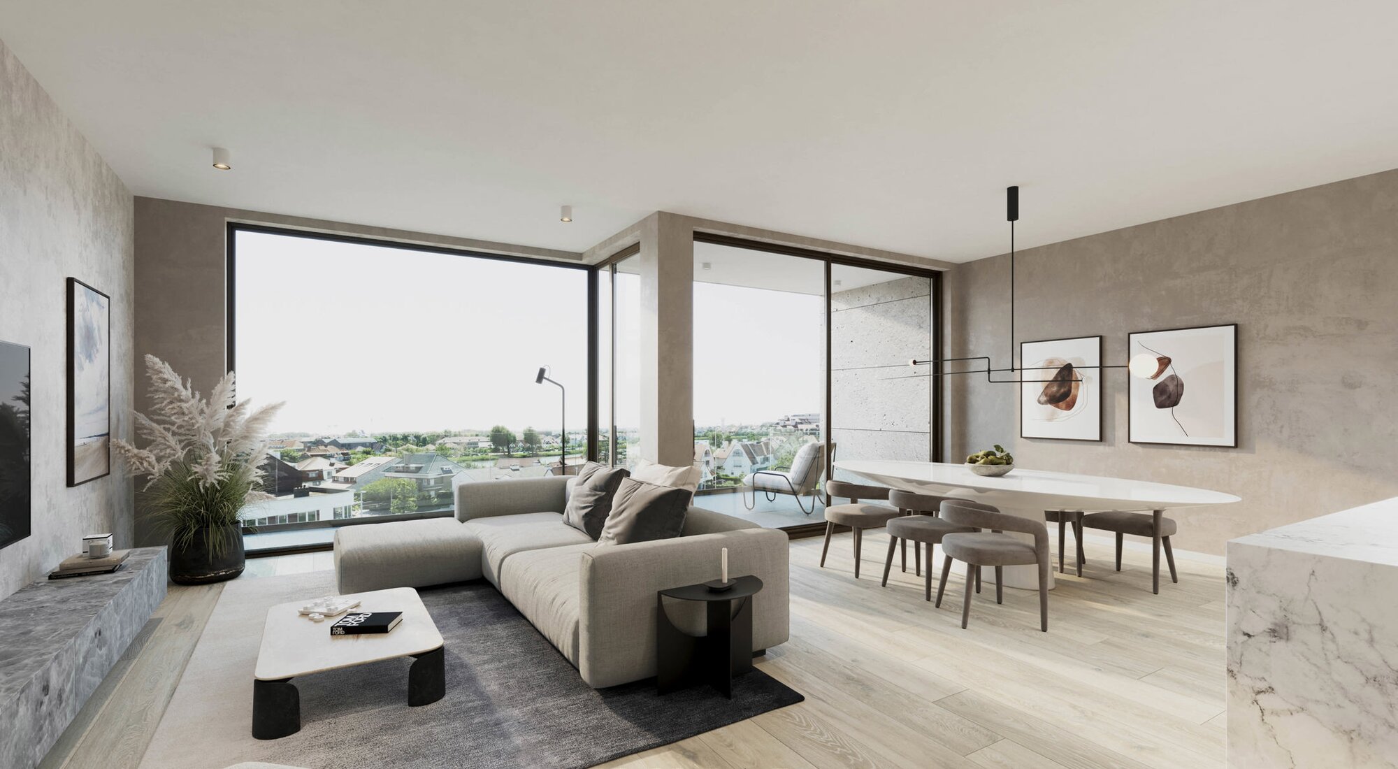 Luxueux appartement neuf au rez-de-chaussée 