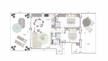 Prachtig gerenoveerde penthouse met lateraal zeezicht 