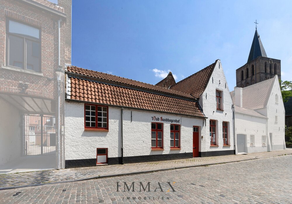 Polyvalent handelshuis met horecazaak/privéwoning/ruim terras/privé-parking