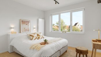 Appartement luxueusement fini avec une belle vue