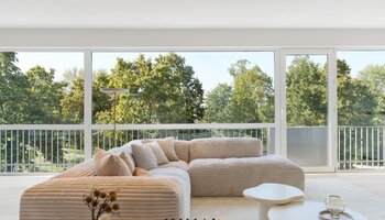 Appartement luxueusement fini avec une belle vue