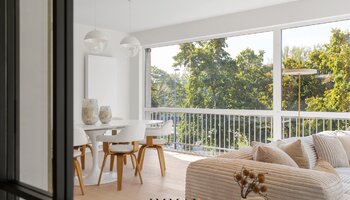 Appartement luxueusement fini avec une belle vue