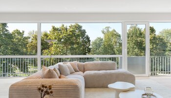 Appartement luxueusement fini avec une belle vue
