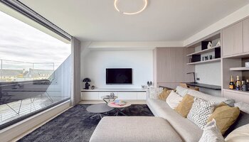 Appartement moderne et récent de 3 chambres en duplex