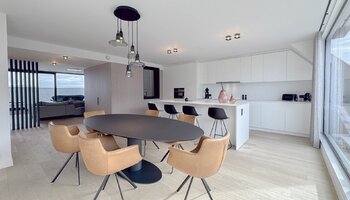 Appartement moderne et récent de 3 chambres en duplex