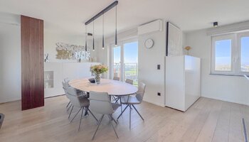 Prachtig duplex appartement met panoramisch zicht en ruime terrassen