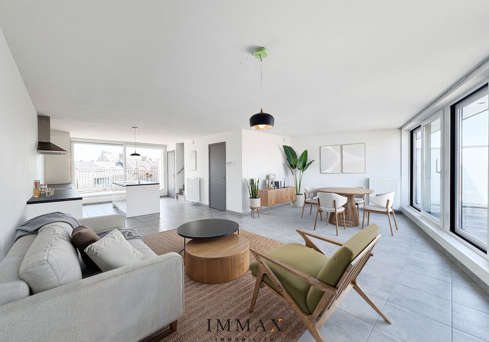 Recent & lichtrijk duplex-appartement met ruime terrassen