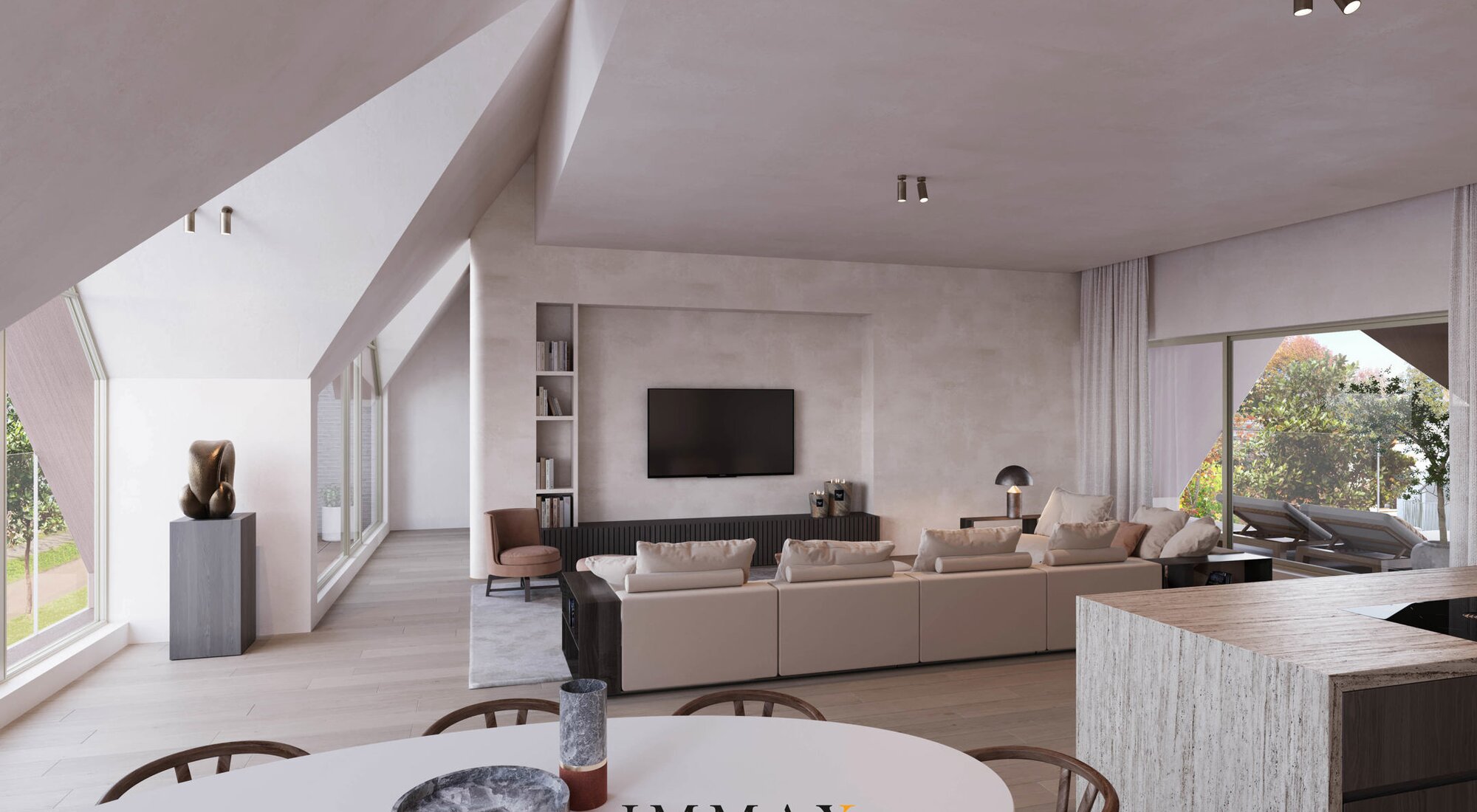 KAAI 30 | Penthouse met 3 slaapkamers en 2 badkamers