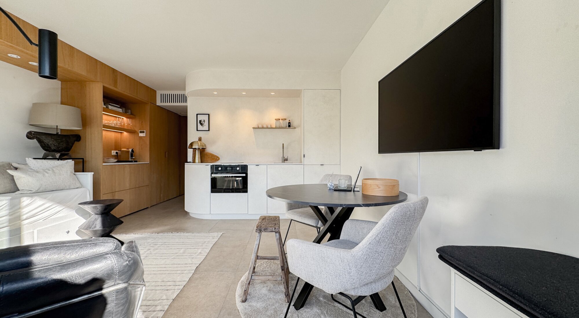 Studio met open zicht nabij het strand