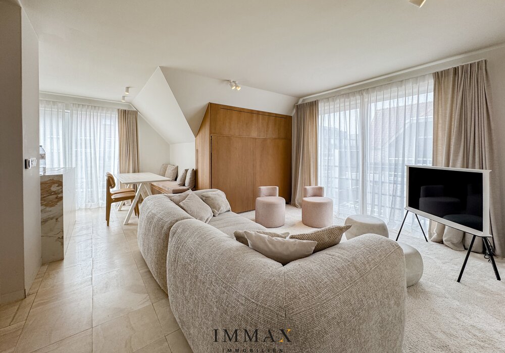 Appartement lumineux en duplex (en angle) situé au centre de la ville