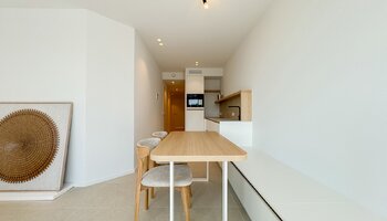 Nieuwbouwappartement met zijdelings zeezicht 