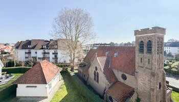 Appartement rénové d'une chambre avec vue dégagée