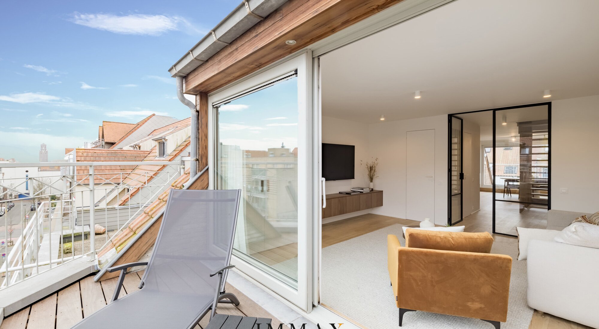 Penthouse(Duplex) spacieux et lumineux avec deux grandes terrasses