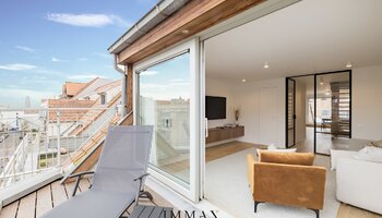Penthouse(Duplex) spacieux et lumineux avec deux grandes terrasses
