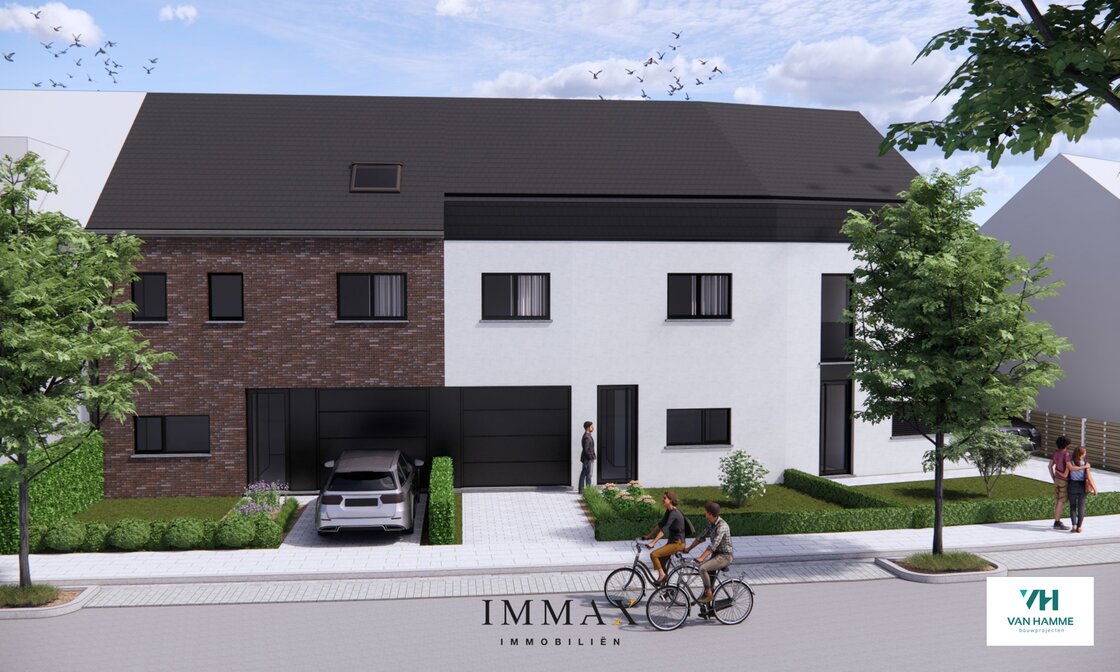 Nieuwbouwwoning met zongerichte tuin, 4 slaapkamers + garage