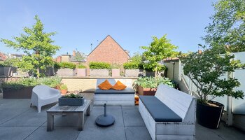Uitzonderlijk triplex appartement 'villa in the sky' met groot zongericht terras