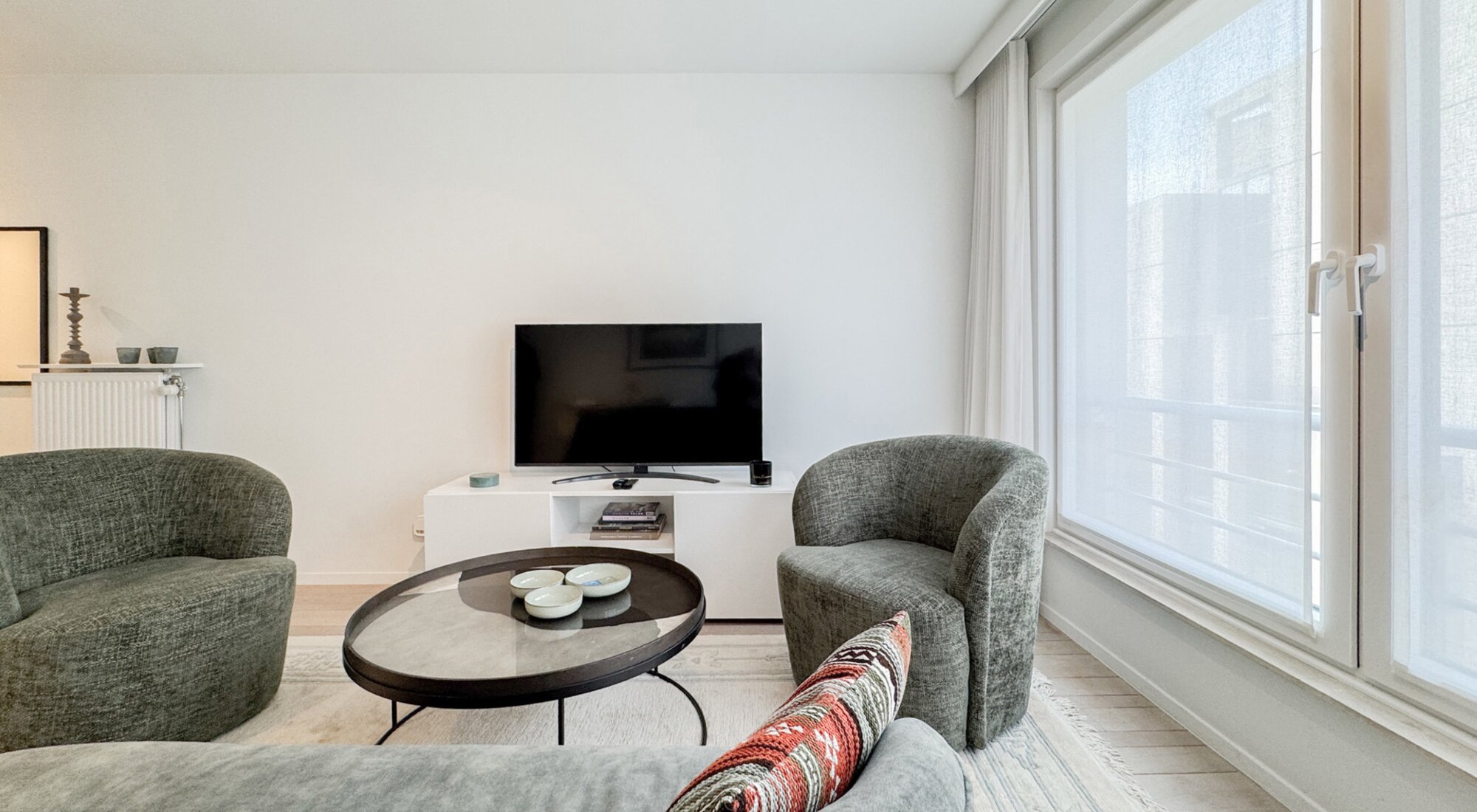 Bel appartement d'une chambre à coucher près de la place Van Bunnenplein et de la plage