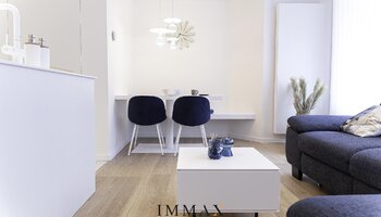 Gerenoveerd gelijkvloers appartement met 2-SLK vlakbij de Lippenslaan en het centrum