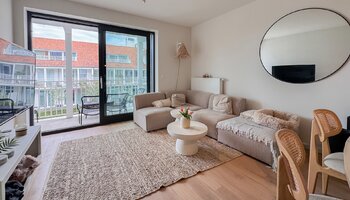 Appartement récent (2022) avec 2 chambres et grande terrasse à Duinenwater