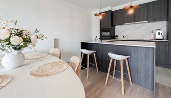 Appartement récent (2022) avec 2 chambres et grande terrasse à Duinenwater