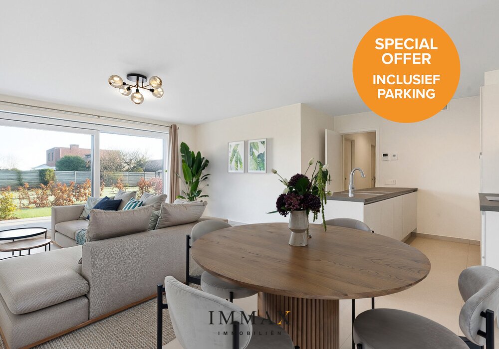 Gelijkvloers 3-slpk nieuwbouwappartement met zonnig terras