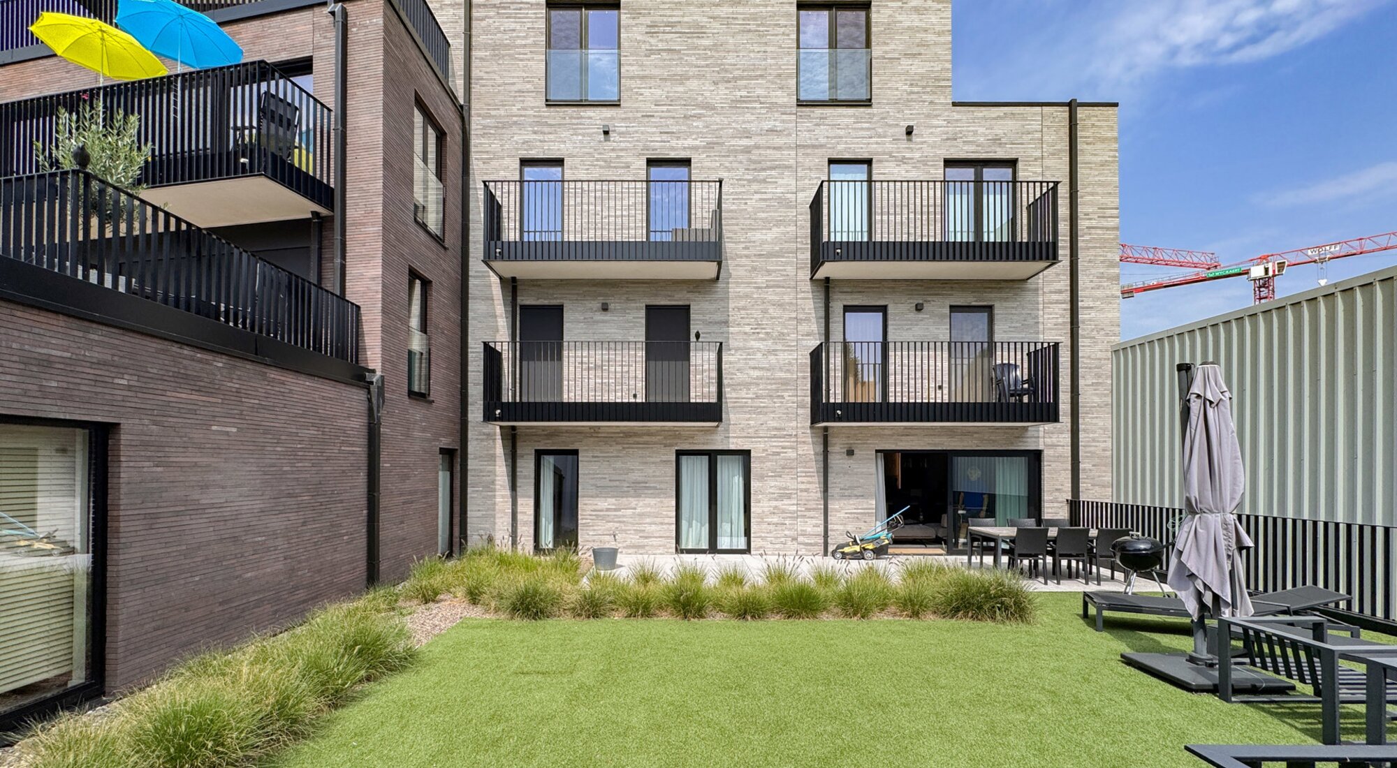 Recent gelijkvloersappartement met Zuid-gerichte tuin