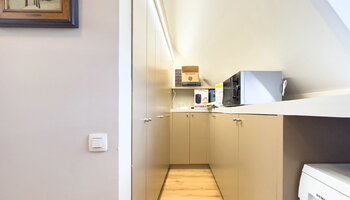Appartement duplex prêt à emménager avec double place de parking.