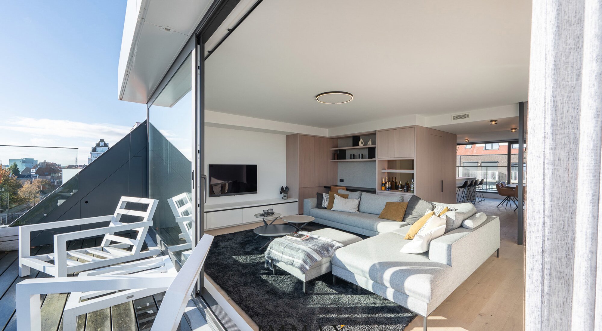 Modern en recent duplex-appartement met 3 slaapkamers