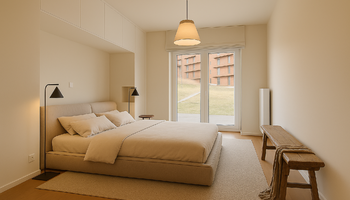 Magnifique appartement 2SLK avec vue sur le parc de l'Yser