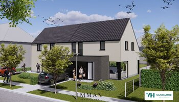 Maisons neuves semi-ouvertes avec garage & jardin ensoleillé