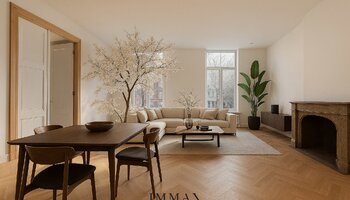 Authentiek gerenoveerd gelijkvloers appartement – Residentie Della Faille
