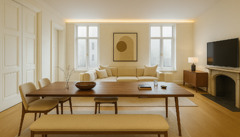 Authentiek gerenoveerd gelijkvloers appartement – Residentie Della Faille