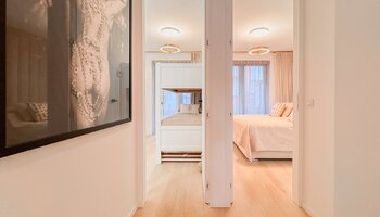 Luxueus 2SLK-appartement met zonnige terrassen en open zichten in het Zoute