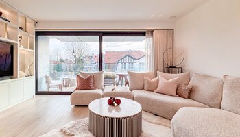 Luxueus 2SLK-appartement met zonnige terrassen en open zichten in het Zoute