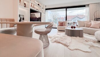 Luxueus 2SLK-appartement met zonnige terrassen en open zichten in het Zoute
