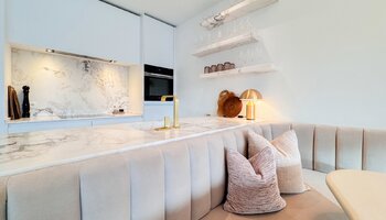 Luxueus 2SLK-appartement met zonnige terrassen en open zichten in het Zoute