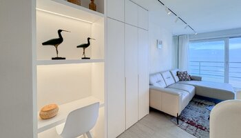 Mooi gerenoveerd 2SLK-appartement met frontaal zeezicht