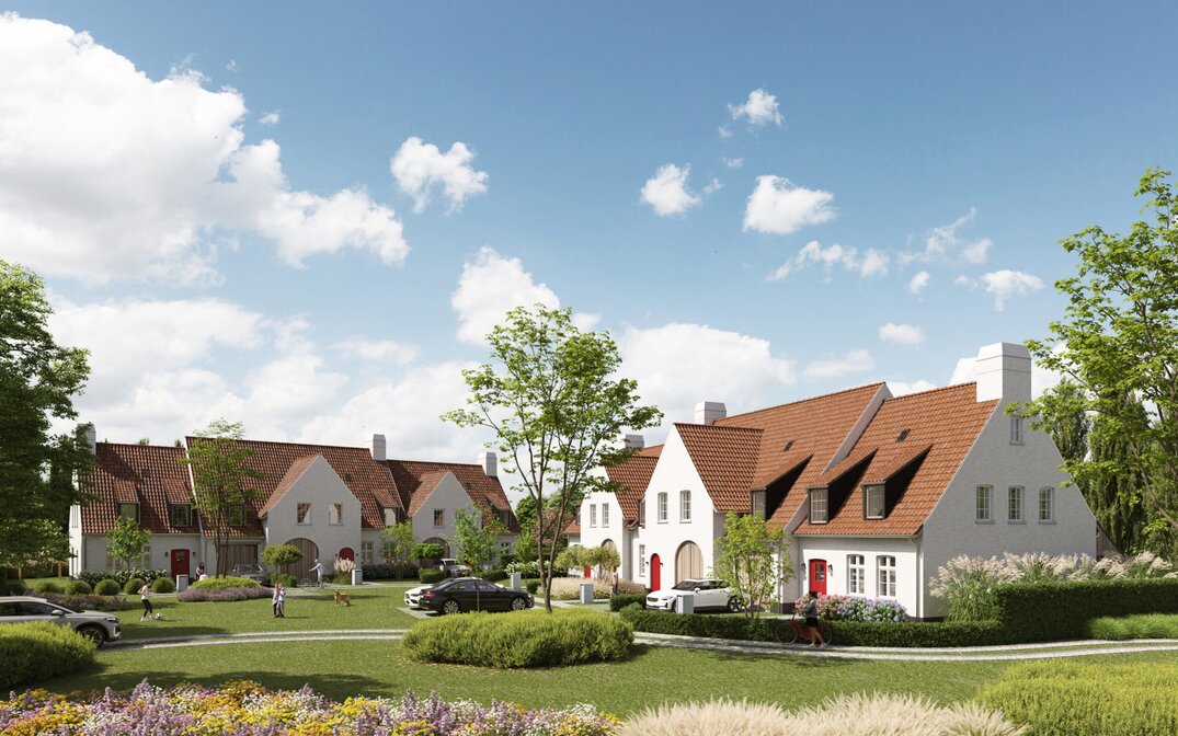 De Reisduif I, un projet unique de 6 maisons neuves dans un endroit calme à Lapscheure
