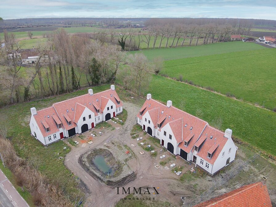 De Reisduif I, un projet unique de 6 maisons neuves dans un endroit calme à Lapscheure