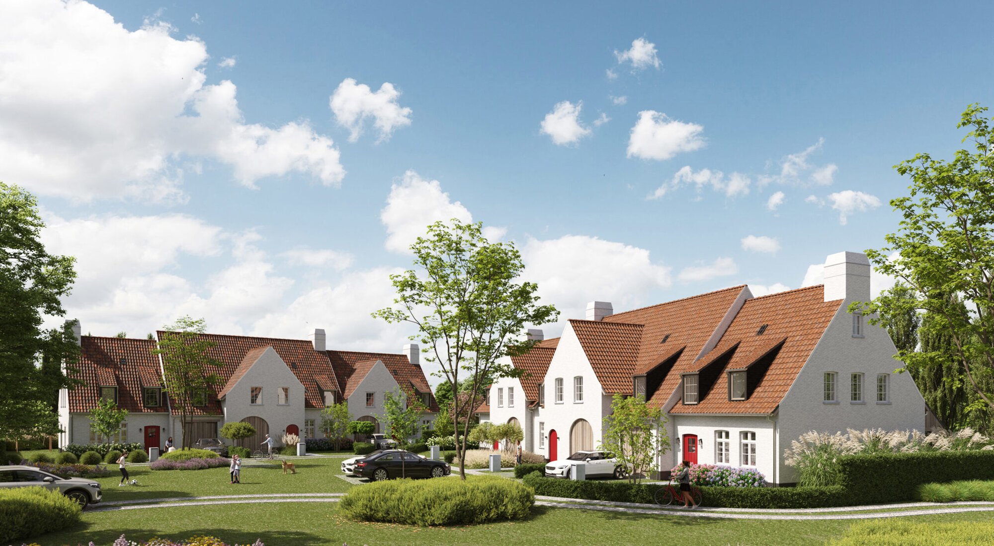 De Reisduif I een uniek project van 6 nieuwbouwwoningen op een rustige locatie te Lapscheure
