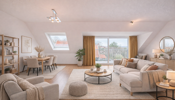 Ruim duplex-appartement met 2SLK gelegen in het hart van Heist-aan-Zee