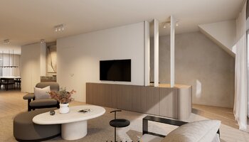 Luxueus gerenoveerde penthouse met zonnige terrassen gelegen te Dumortierlaan vlakbij de zee 