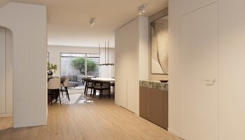 Luxueus gerenoveerde penthouse met zonnige terrassen gelegen te Dumortierlaan vlakbij de zee 