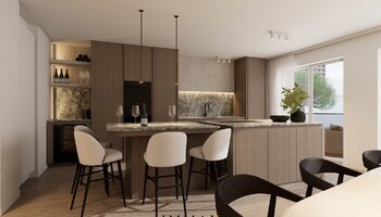 Luxueus gerenoveerde penthouse met zonnige terrassen gelegen te Dumortierlaan vlakbij de zee 