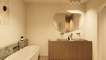 Luxueus gerenoveerde penthouse met zonnige terrassen gelegen te Dumortierlaan vlakbij de zee 