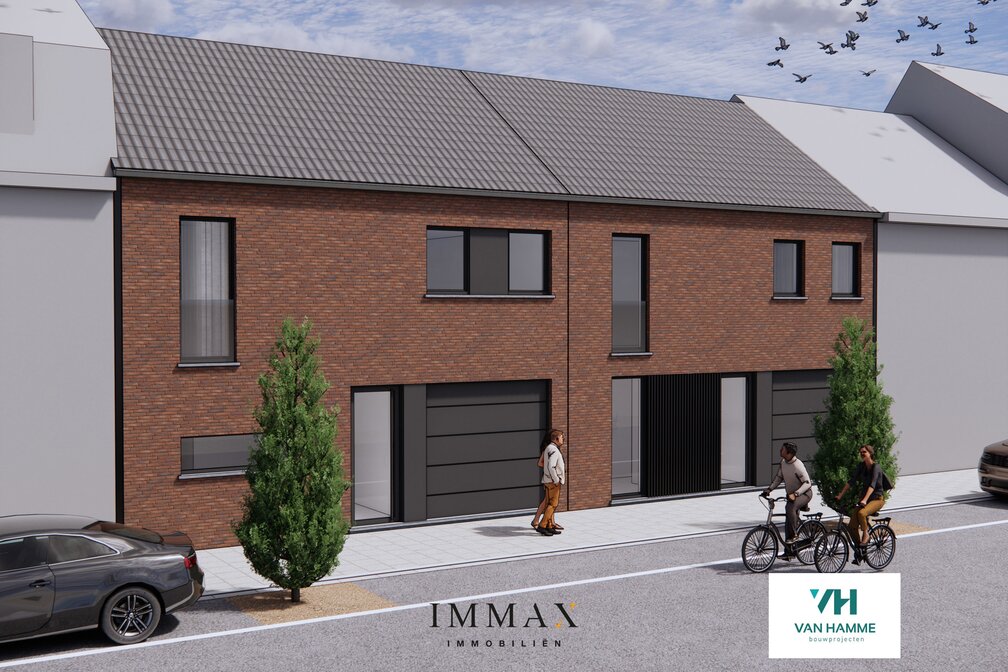 Spacieuses maisons neuves avec garage intégré et jardin ensoleillé