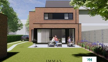 Maison neuve semi-ouverte avec garage