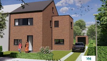 Halfopen nieuwbouwwoning met zuidwestgerichte tuin & garage