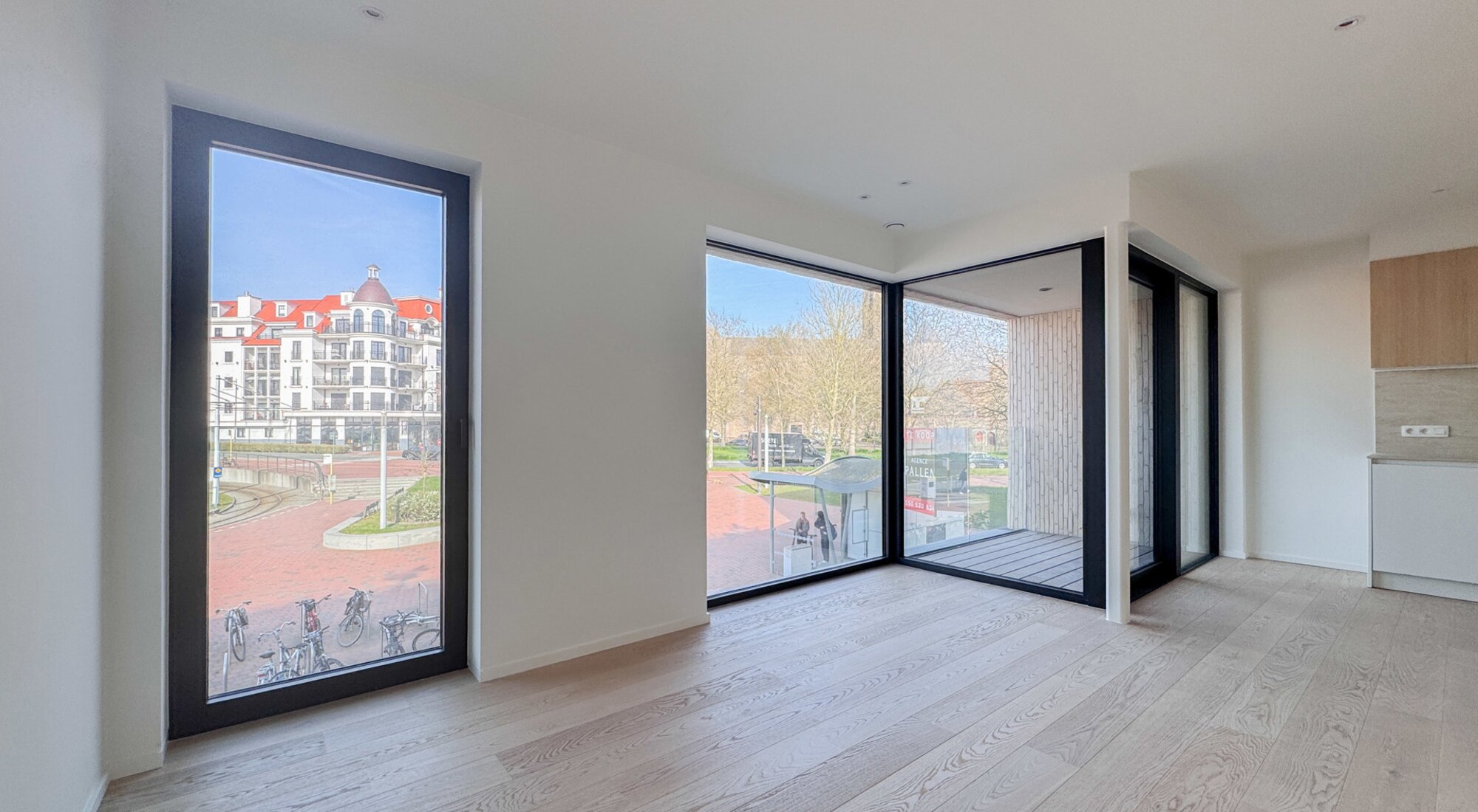 Uniek nieuwbouwappartement met 2-SLK en open zicht op het Maurice Lippensplein
